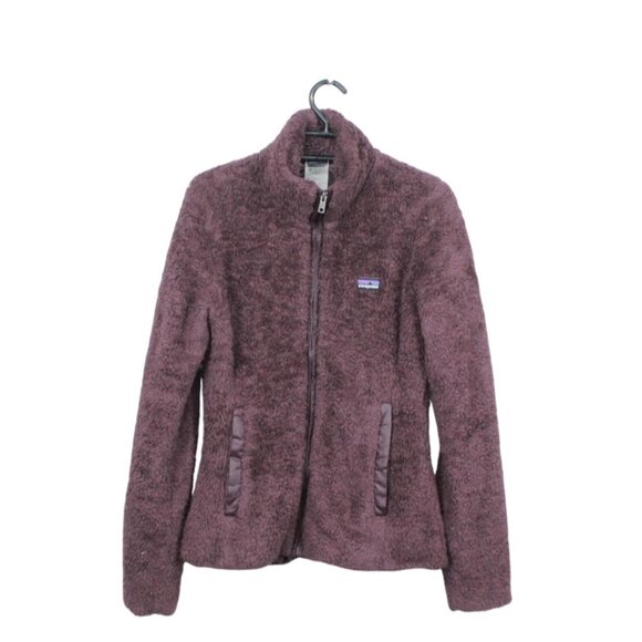 Patagonia Purple Fleece Full Zip Lined Jacket Size XS - Picture 1 of 10